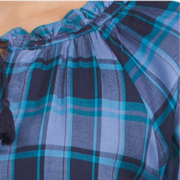 ERIKA Long Sleeve Plaid Shirt - Picture 3 of 3